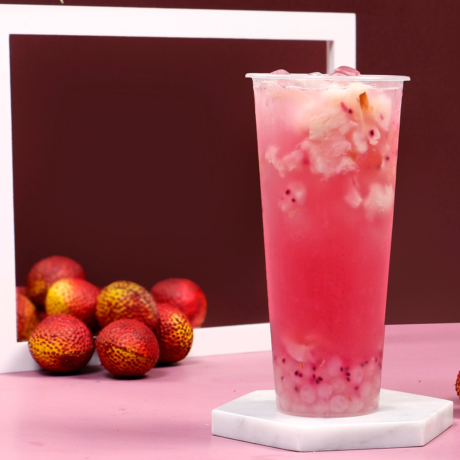 Lychee Jelly 8.36 lb jar for bubble tea milktea and desserts